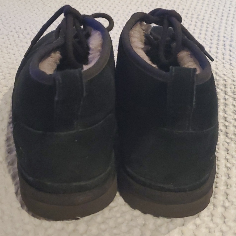 UGG Black Neumel Chukka Boots Size 10 (#28) - Picture 2 of 8